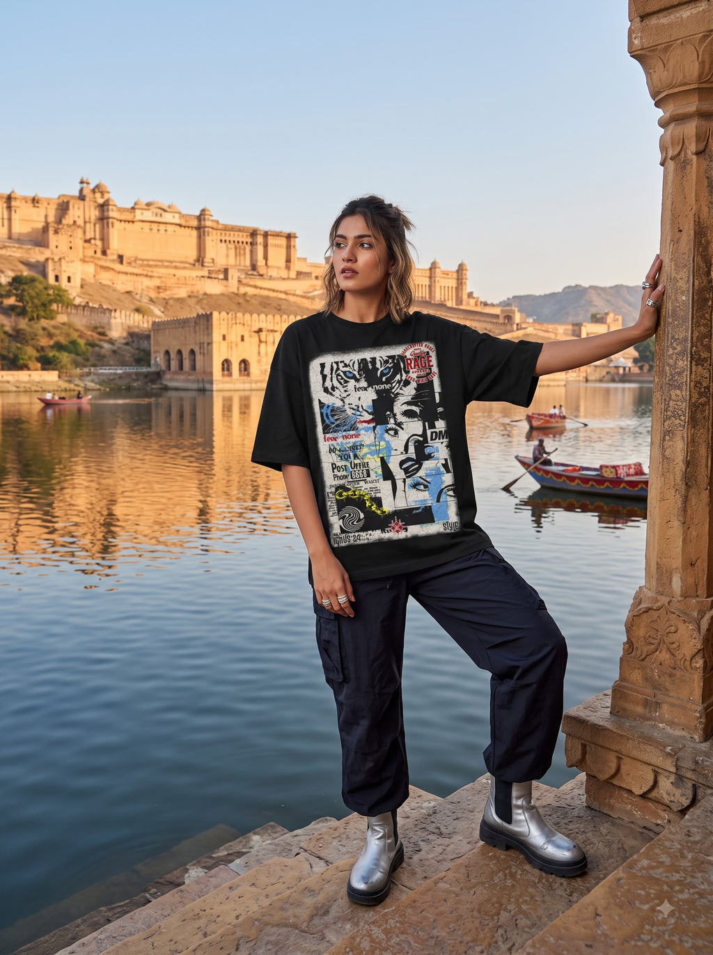 News of Rage Premium Unisex Terry Oversized Graphic Tee