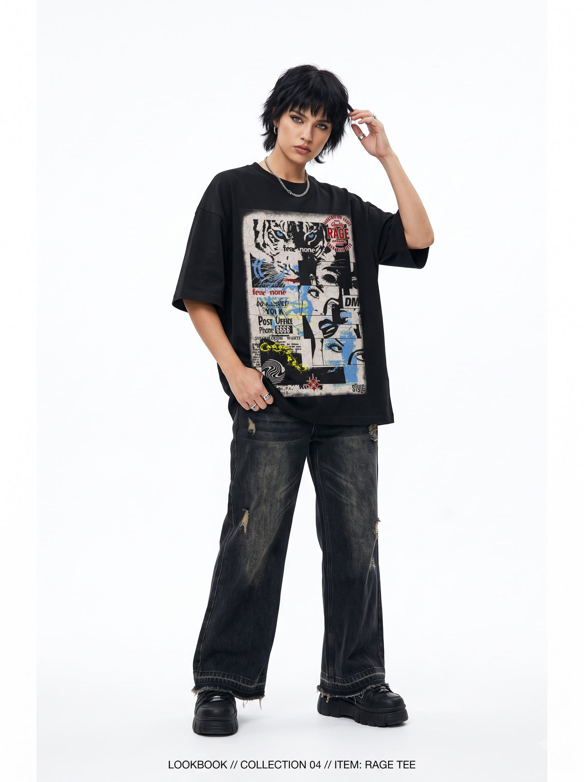 News of Rage Premium Unisex Terry Oversized Graphic Tee