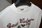 IGNVS Bass Culture Waffle Knit Oversized Full Sleeve T-Shirt - Off-White