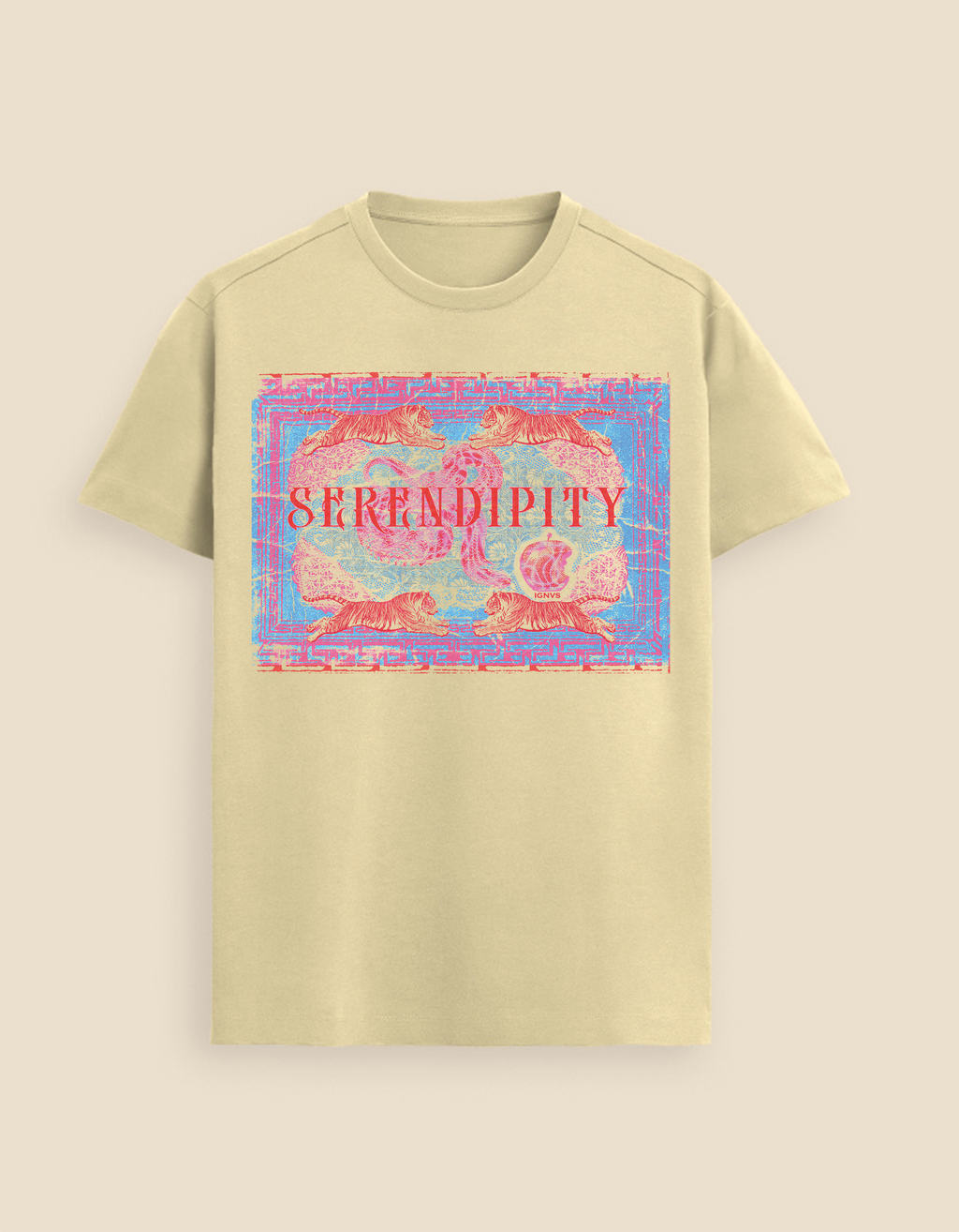 IGNVS Serendipity (Vintage Look) Unisex Supima T-Shirt- Printed