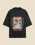 IGNVS Royal Cats Premium Unisex Terry Oversized Printed Tee