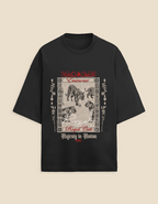 IGNVS Royal Cats Premium Unisex Terry Oversized Printed Tee