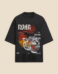 Roar With Rage Premium Graphic Unisex Terry Oversized Tee