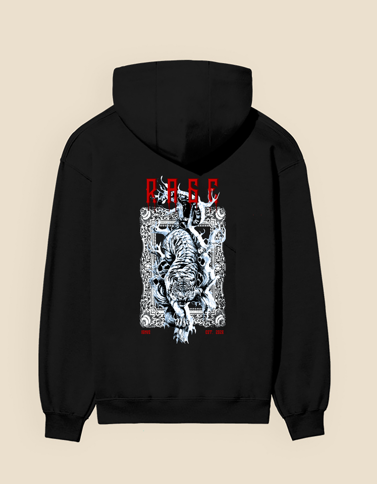Rage of Tiger Unisex Hoodie