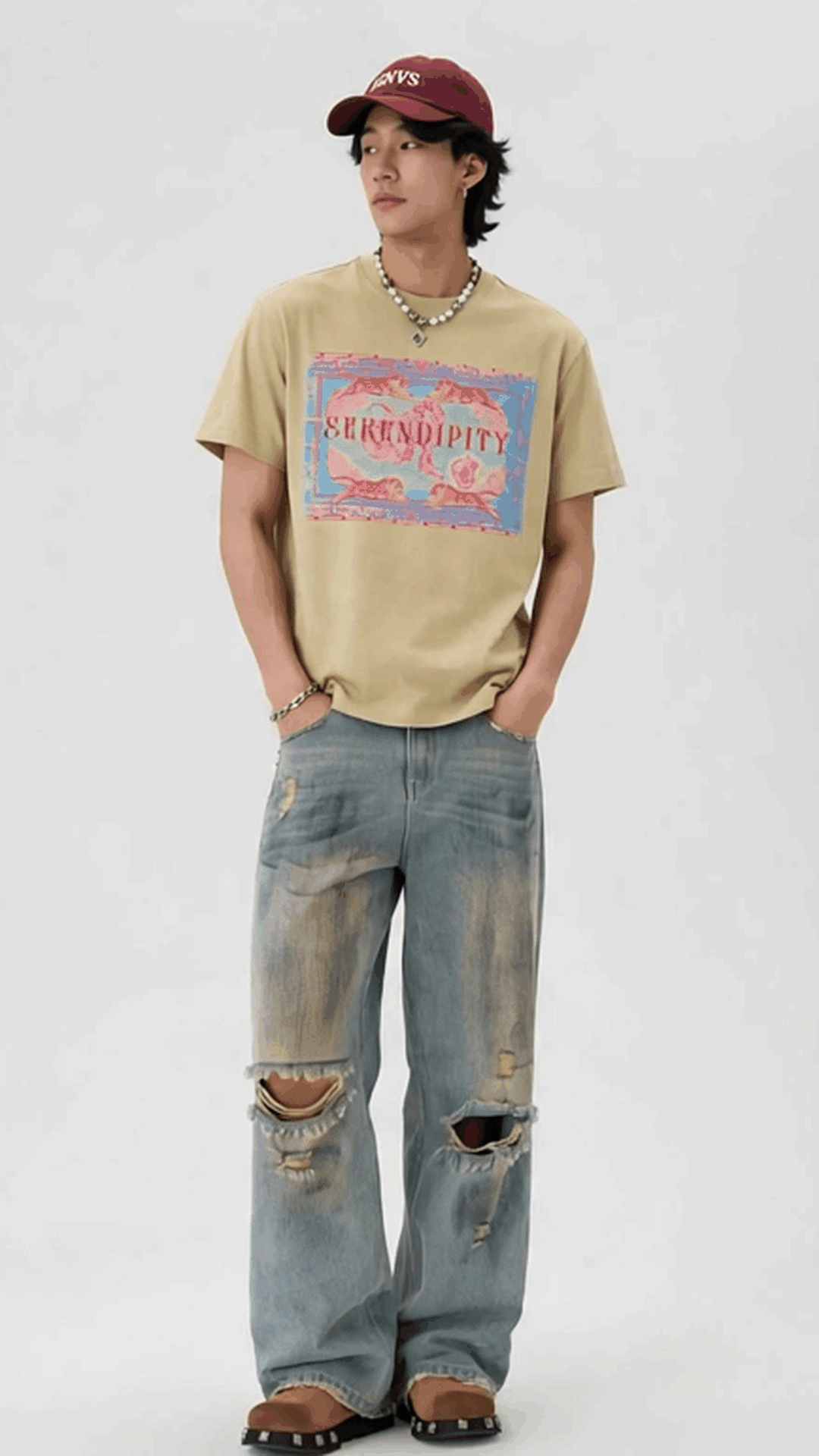 IGNVS Serendipity (Vintage Look) Unisex Supima T-Shirt- Printed