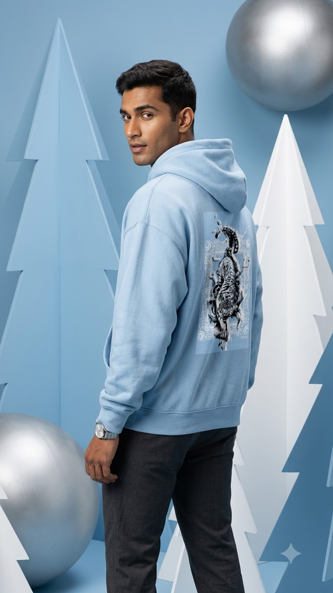 Rage of Tiger Unisex Hoodie 1