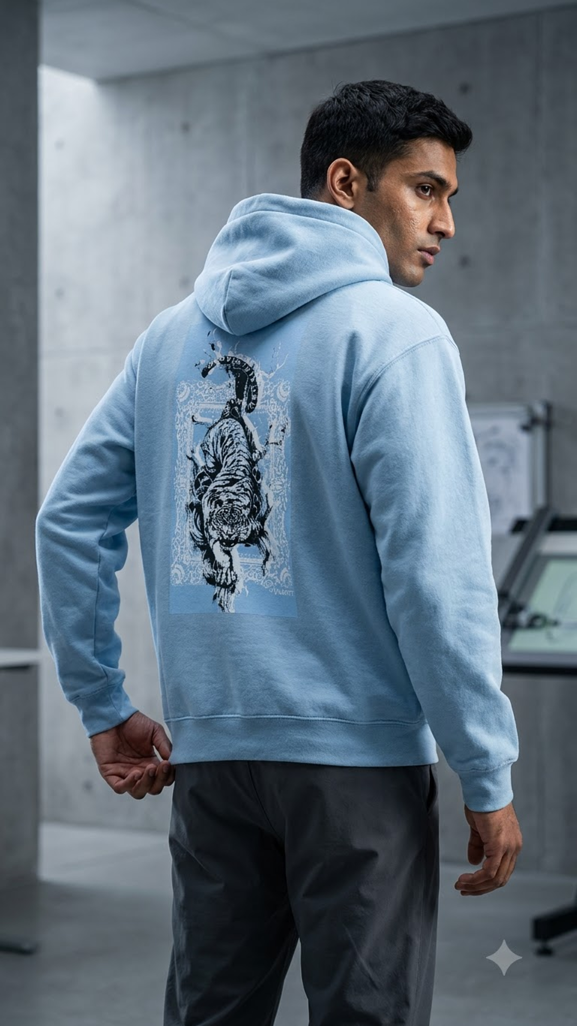 Rage of Tiger Unisex Hoodie 1