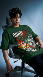 Roar With Rage Unisex Terry Oversized Tee